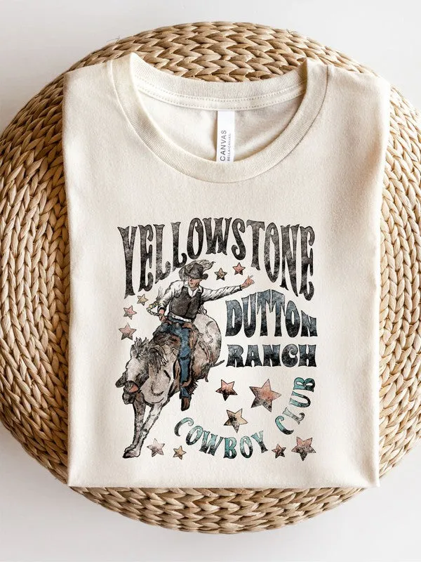 Yellowstone Cowboy Club Graphic Tee